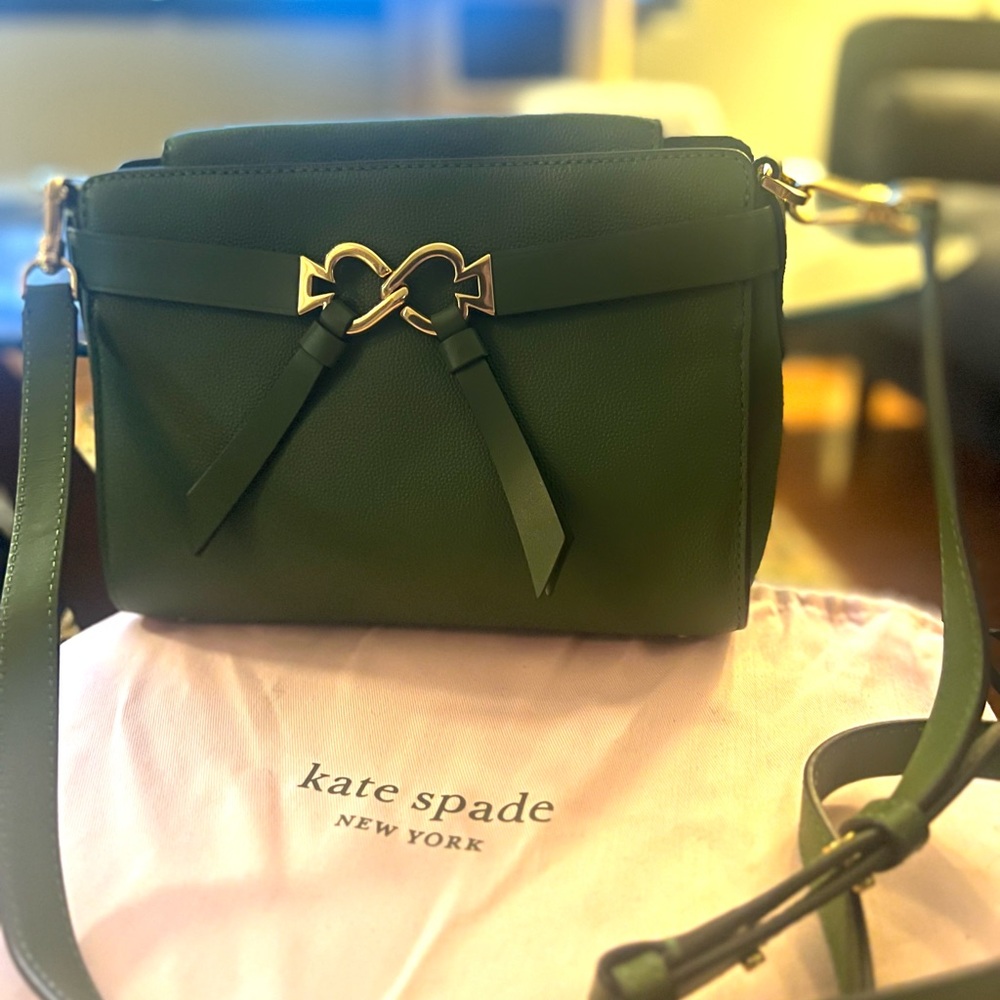 Kate Spade Green Toujours Crossbody Bag